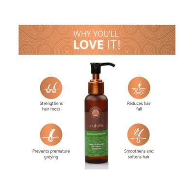 SoulTree Revitalizing Hair Oil with Aamla & Brahmi 120 ml - Hair Oils