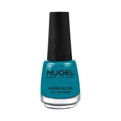 Nugel DARK TURQUOISE 64 Non Uv Gel Hyper Gloss Nail Enamel 13 ml - Nail Polish