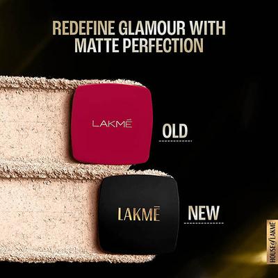 Lakme Forever Matte Compact, Smooth Finish, Lasts for 12 Hrs, Even Toned Look, Pearl, 9 gm - Compact Powder