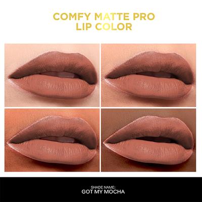Faces Canada Comfy Matte Pro Liquid Lipstick - Got My Mocha 17, 10HR Stay, No Dryness 5.5 ml - Liquid Lipsticks