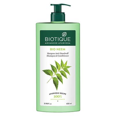 Biotique Fresh Neem Anti Dandruff Shampoo & Conditioner Fight Dandruff 650ml - Conditioners