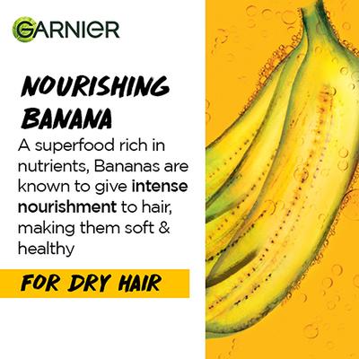 Garnier Fructis Hair Food - Nourishing Banana Shampoo For Dry Hair 350 ml - Shampoos
