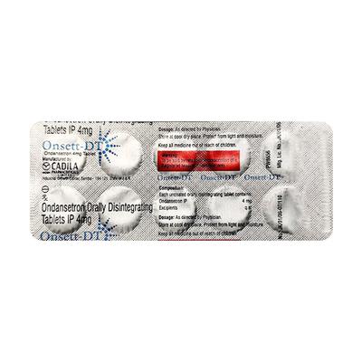 ONSETT DT 4 Tablet 10's - Vomitting/Emesis-Ant