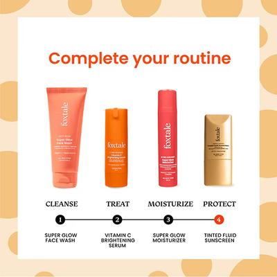 Foxtale Perfect Match Tinted Fluid Susncreen (Caramel) 50 ml - Body Sunscreen