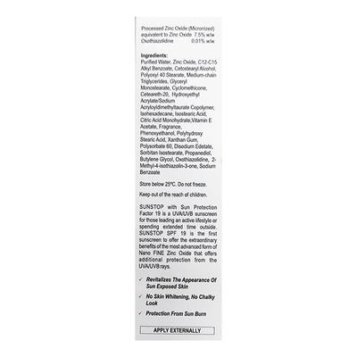 SUNSTOP 19 UVA + UVB PARABEN FREE SUNSCREEN Cream 60g - Sun Protectors-Emo