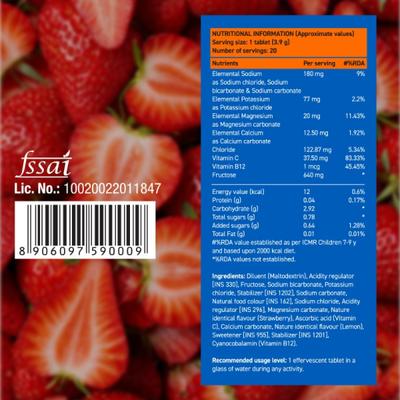 Fast&Up Reload Hydration & Energy Effervescent Tablet - Berry Flavour 20's - Energy Drinks