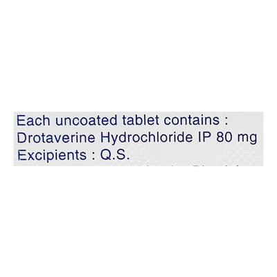 Doverin 80mg Tablet 10'S - Muscle Spasm-Ant