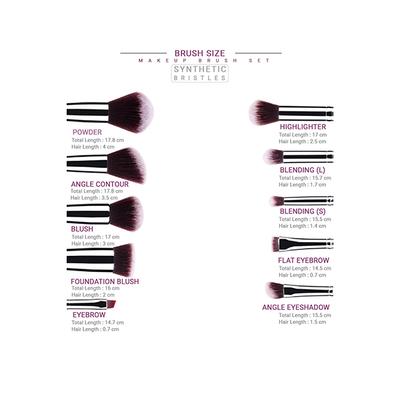 Allure (Set of 16) Make Brushes -SSK-16 1's - Face Brush