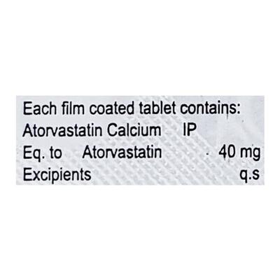 NIGTOR 40 Tablet 10's - High Cholesterol-Dys