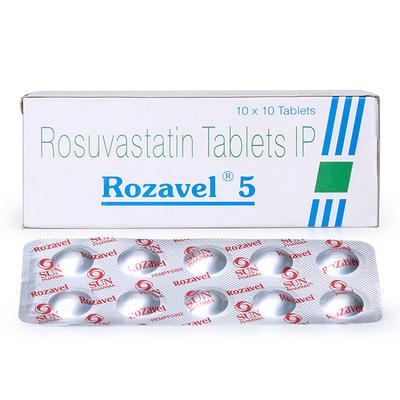 Rozavel 5mg Tablet 10'S - High Cholesterol-Dys