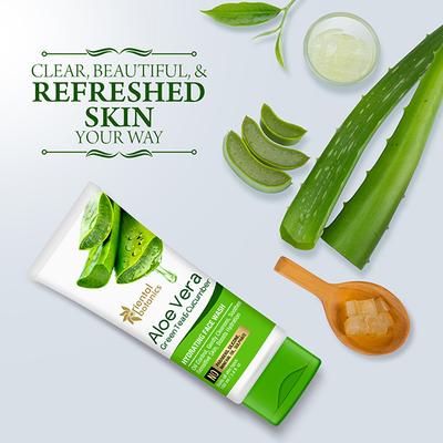 Oriental Botanics Aloe Vera, Green Tea & Cucumber Hydrating Face Wash 100 ml - Face Wash & Cleansers