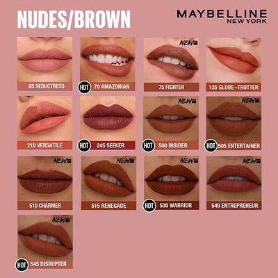 Maybelline New York Super Stay Matte Ink Liquid Lipstick, 25 Heroine 5 ml - Lipsticks