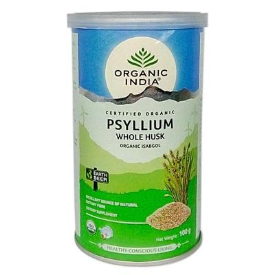 Organic India Psyllium Whole Husk Isabgol Powder 100 gm - Speciality Medicines