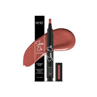 Renee Shine On Lip Lacquer Lustrous Nude 1.8 ml - Lip Liners