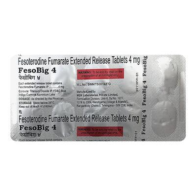 FESOBIG 4 Tablet 10's - Bladder And Prostate Disorders-Dru