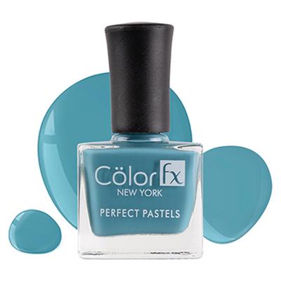 Color Fx Perfect Pastel Longlasting Glossy finish 21 toxin free Non-yellowing Teal -162 9 ml - Nail Polish