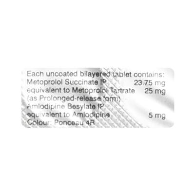 Amlopin M 25mg Tablet 10'S - Hypertension-Cal