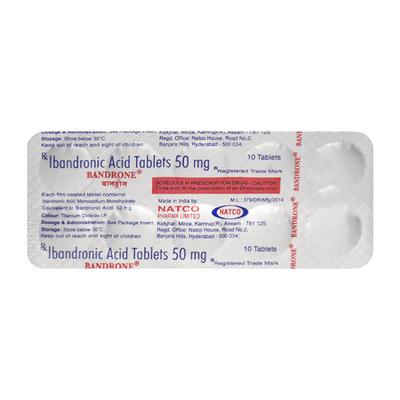 Bandrone 50mg Tablet 10'S - Osteoporosis-Age