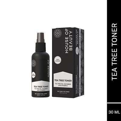 House of Beauty Tea Tree+Avocado Toner - Oily, Combination & Sensitive, Acne Prone Skin 30ml - Toners