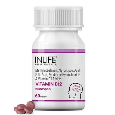 INLIFE Vitamin B12 Tablets 60's - Multi-Vitamins