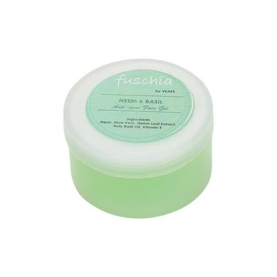 Fuschia Anti Acne Face Gel - Neem & Basil 50 gm - Face Gels