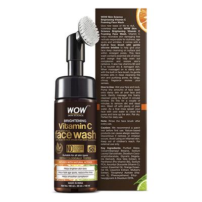 WOW Skin Science Brightening Vitamin C Face Wash Pack of 2 200 ml - Face Washes