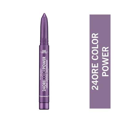 Deborah Milano 24Ore Color Power Long Lasting & Waterproof Eyeshadow Stick 08 Deep Purple 1.4 gm - Eyeshadow, Bases & Primers