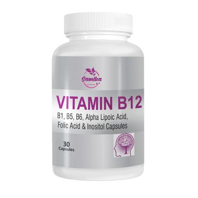Samika Nutricare Vitamin B12 Capsules 30's - Multi-Vitamins