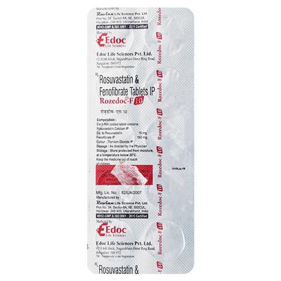 ROZEDOC F Tablet 10's - High Cholesterol-Dys