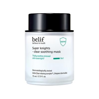 Belif Super Knights - Clear Soothing Mask 75 ml - Masks & Peels