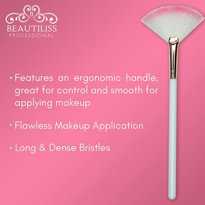 Beautiliss Professional Fan Brush 1's - Face Brush