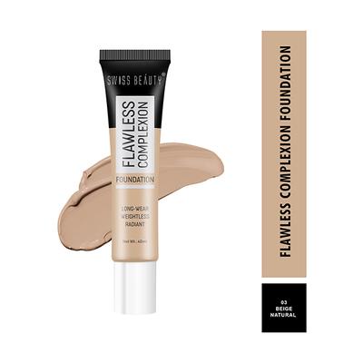 Swiss Beauty Flawless Complexion Foundation - (Sand Beige) 40 ml - Foundation
