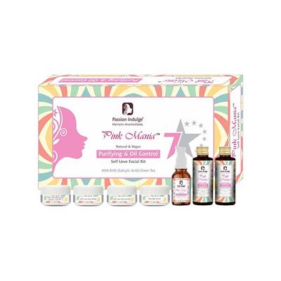 Passion Indulge Pink Mania Facial Kit Spf 15 for Clear Healthy Skin 600 gm - Facial Kits