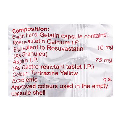 Razel A 75mg Capsule 10'S - High Cholesterol-Dys