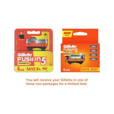 Gillette Fusion 5 Power Cartridges 4's - Razors & Cartridges