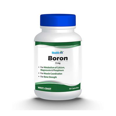 Healthvit Boron 3 mg Capsule 60's - Multi-Vitamins