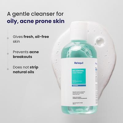 Reequil Oil Control Face Wash 200ml - Face Wash & Cleansers
