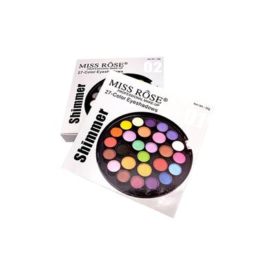 Miss Rose 27 Color Shimmer Eyeshadow Palette 7001 - 499 MT02 30 gm - Face Palettes