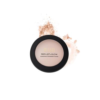 Milani Prep+Set+Glow Illuminating Transparent Powder Prep+Set+Glow 8.5 gm - Highlighters & Illuminators