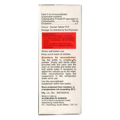 Swich 50 Pineapple Flavour Dry Syrup 30ml - Bacterial Infections-Cep