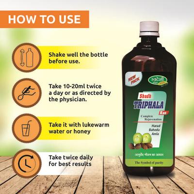 Swadeshi Shudh Triphala Ras 500 ml - Health Products