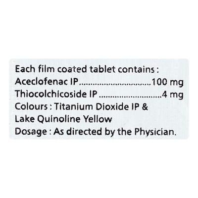 ACLOZEST TH 4 Tablet 10's - Pain relief-Nsa