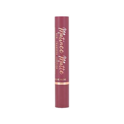 Matt Look Matinee Non Transfer Lipstick, Smudge- Resistant, Creamy Finish- Mauve Nude 2.4 gm - Lipsticks