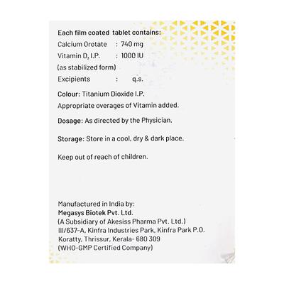 OROTATE 3D Tablet 15's - Supplements-Cal