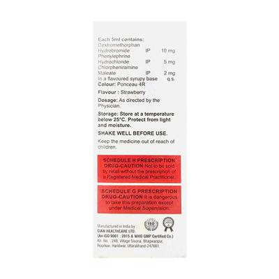 XTOS D SUGAR FREE Syrup 100ml - Cough And Cold-Cou