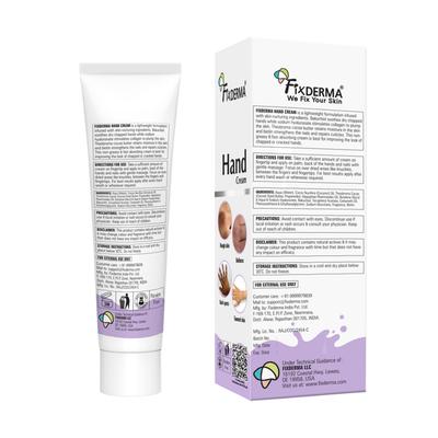 Fixderma Hand Cream for Women and Men, Hand Cream for Dry and Rough Hands All Skins Types 30 gm - Night Cream