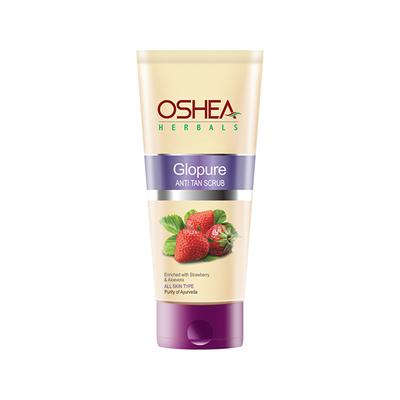 Oshea Herbals Glopure Anti Tan Scrub 120 gm - Scrubs & Exfoliants