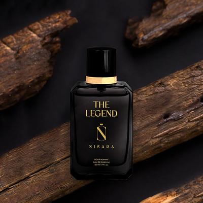 Nisara The Legend Perfume Long-Lasting Fragrance Aromatic Woody Amber Eau De Parfum 50 ml - Men Perfumes (Edt/Edp)
