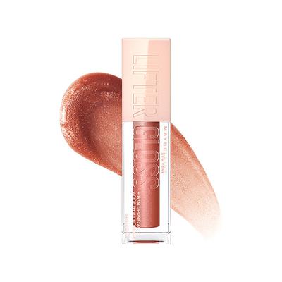 Maybelline New York Lifter Gloss Moisturizing, Tinted Lip Gloss With Hyaluronic Acid, Topaz 5.4 ml - Lip Glosses