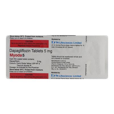 MYODA 5 Tablet 10's - Diabetes-Ant